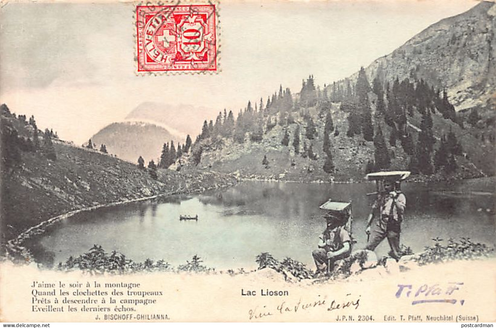 Suisse - Lac Lioson (VD) Vue Générale - Ed. T. Pfaff - Autres & Non Classés