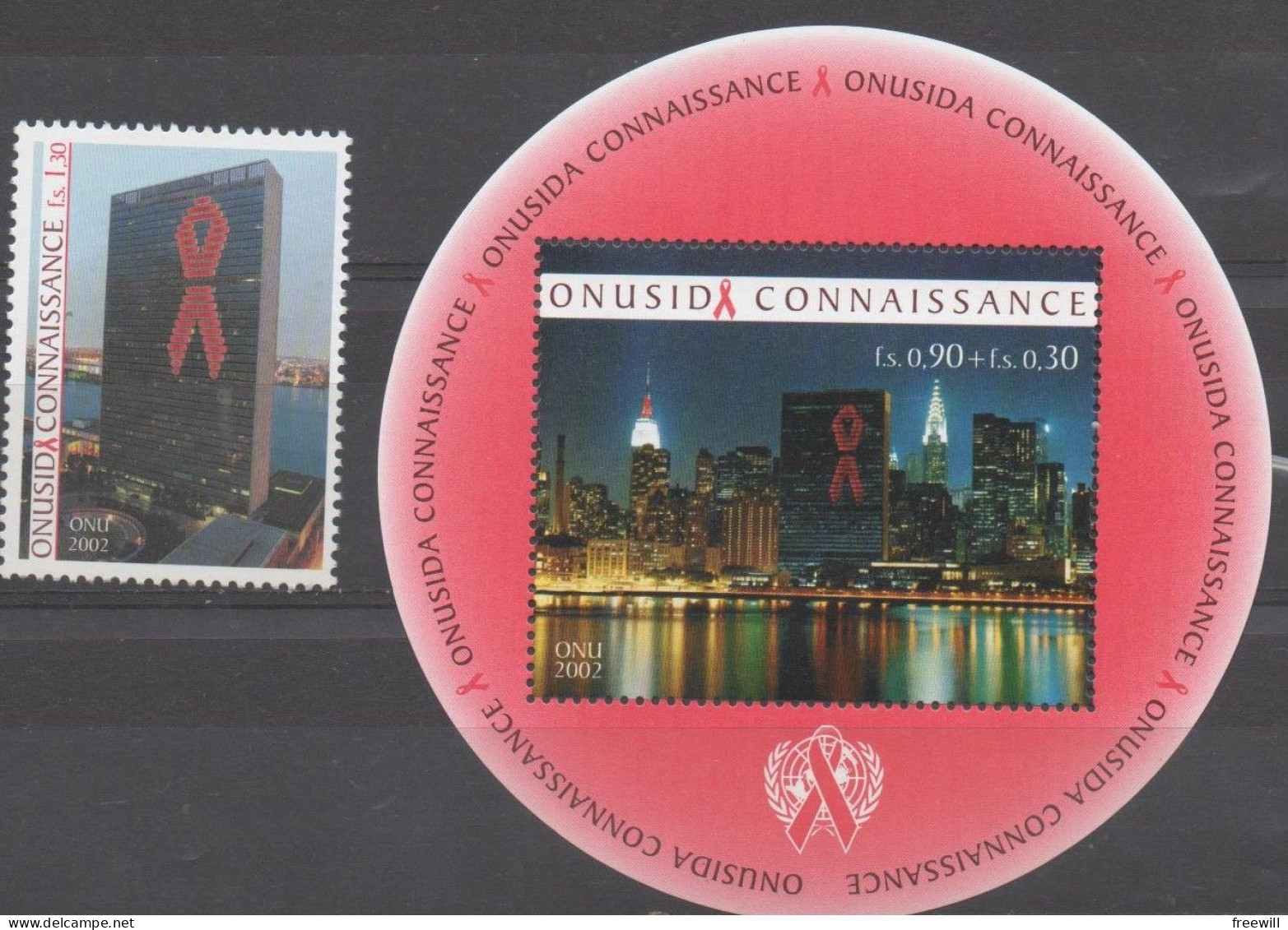 Nations Unies United Nations Onusida 2002 XXX - Unused Stamps