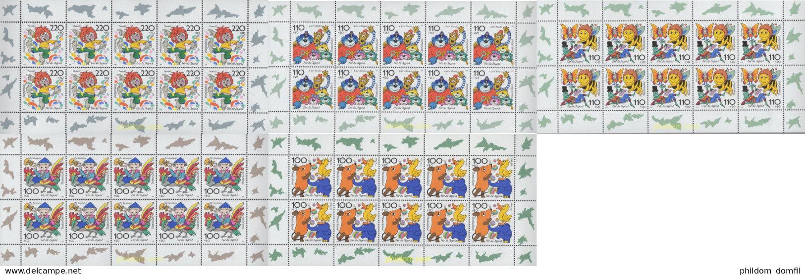 146724 MNH ALEMANIA FEDERAL 1998 PRO JUVENTUD. PERSONAJES DE DIBUJOS ANIMADOS - Unused Stamps