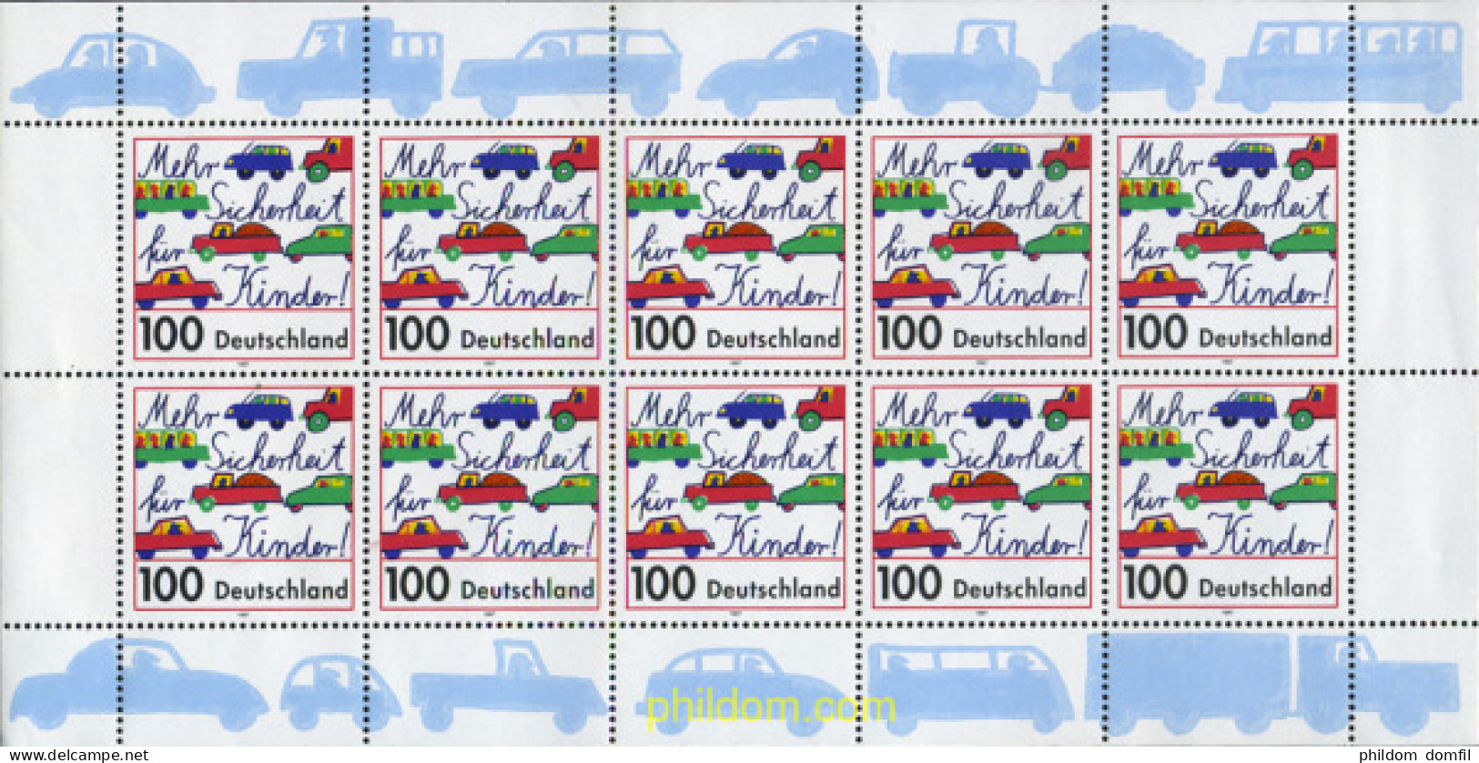 146575 MNH ALEMANIA FEDERAL 1997 SEGURIDAD PARA LOS NIÑOS - Unused Stamps