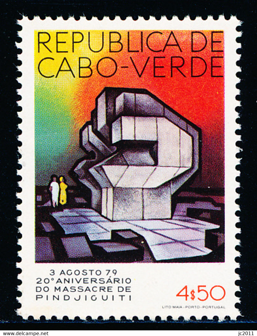 Cabo Verde - 1979 - 20th Anniversary Of Pindjiguiti Massacre - MNH - Cap Vert