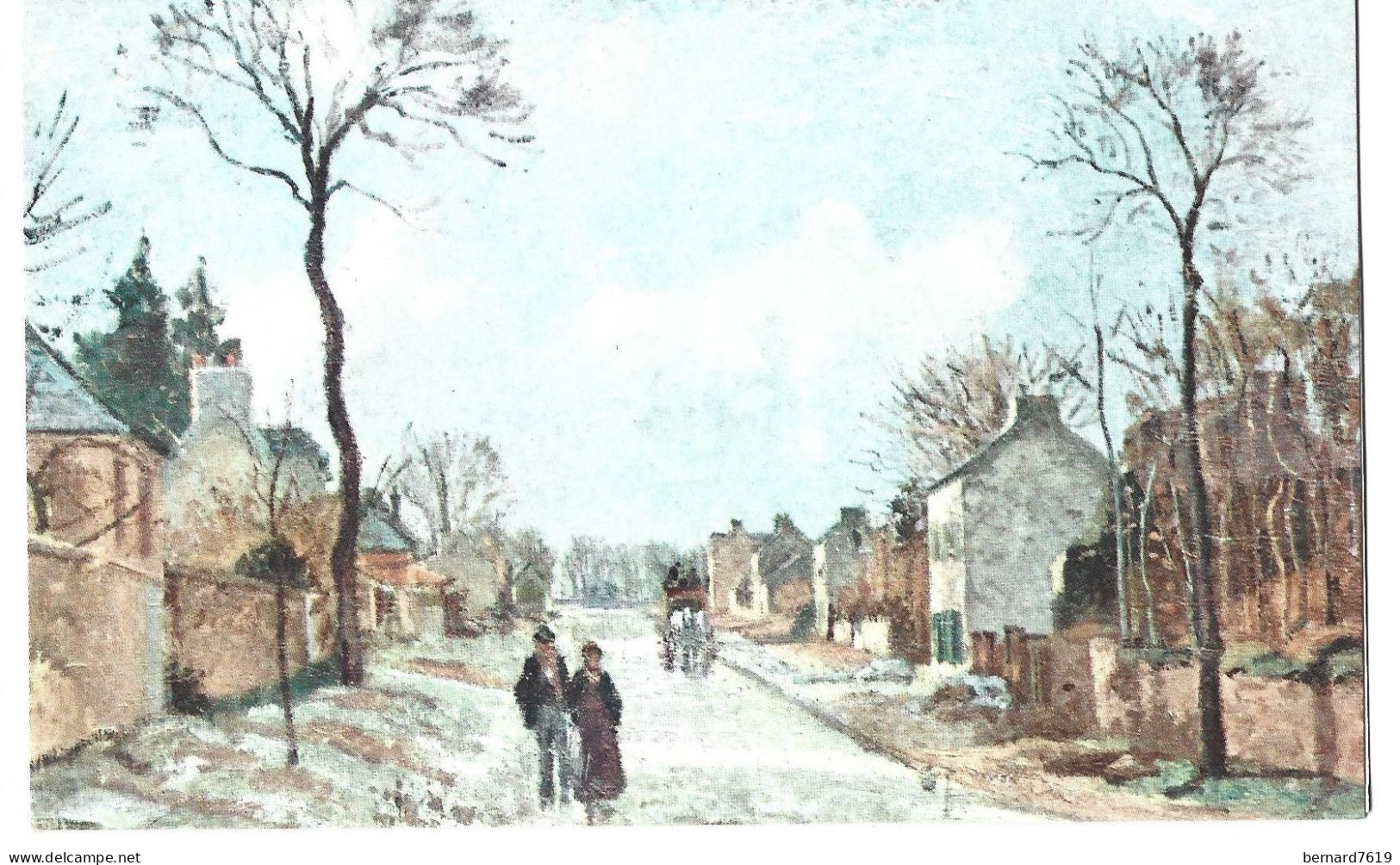 45 Louveciennes  - Carte Lettre En Deux Volets - La Route De Louveciennes - Pissaro - Louveciennes