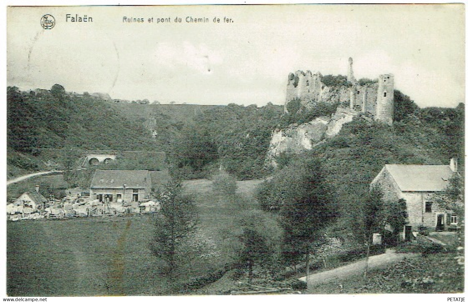 Falaën , Ruines Et Pont Du Chemin De Fer - Onhaye