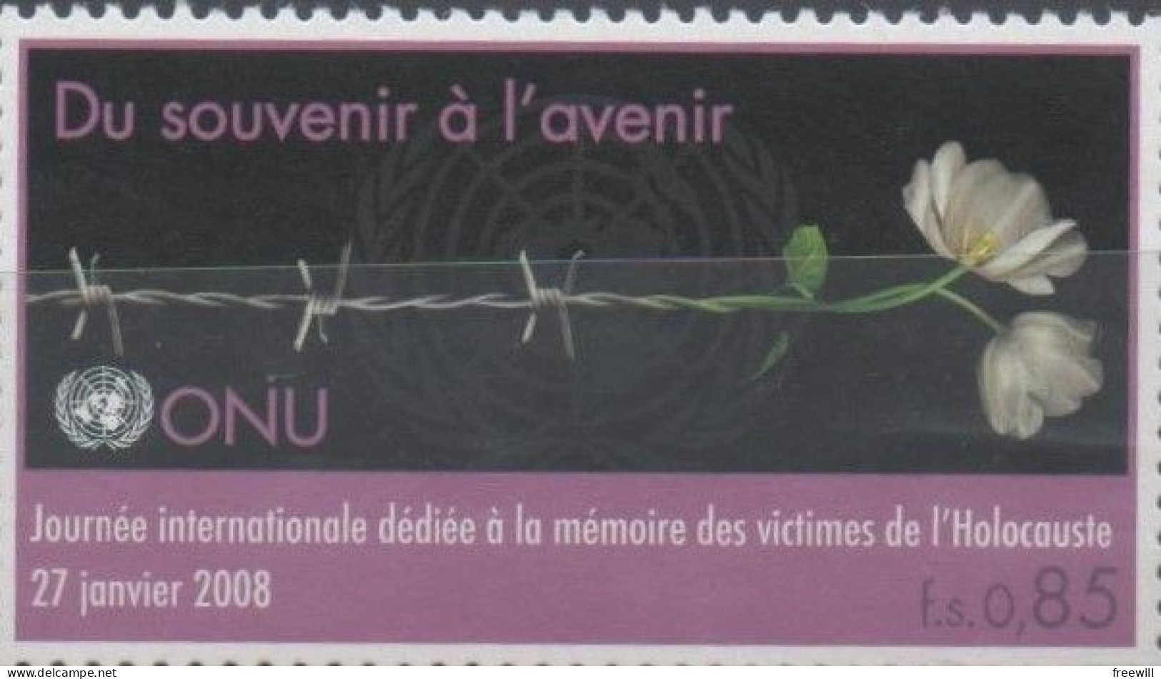 Nations Unies United Nations Holocauste , Du Souvenir à L' Avenir 2008 XXX - Neufs