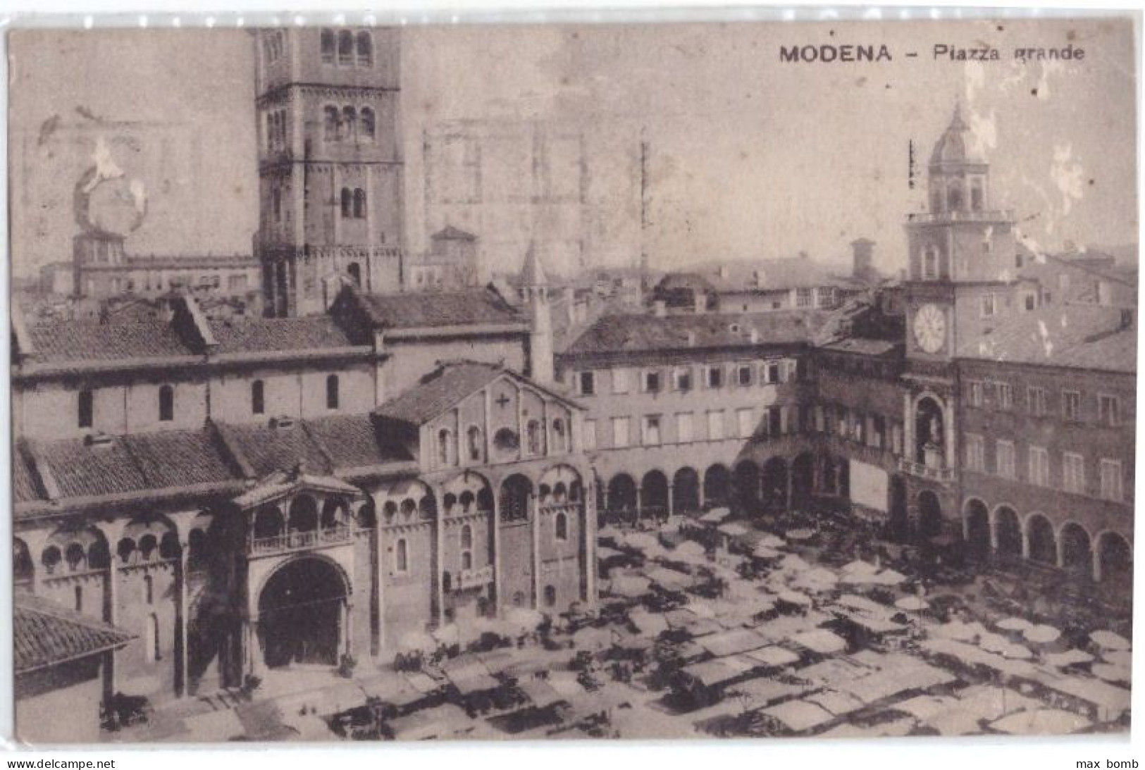 1925    MODENA 2 PIAZZA GRANDE   MERCATO - Modena