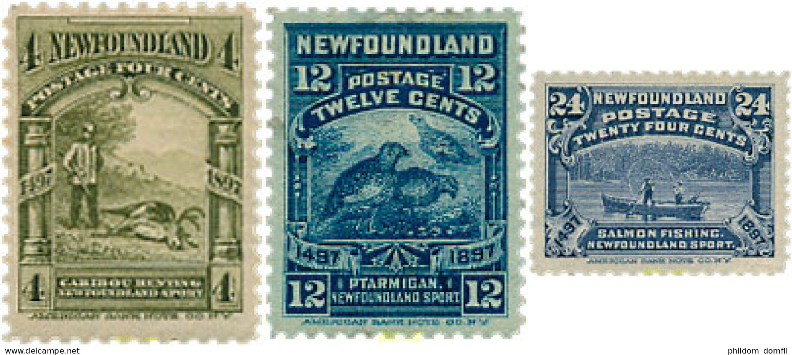 722296 HINGED CANADA. Terranova 1897 SERIE BASICA - Sonstige & Ohne Zuordnung