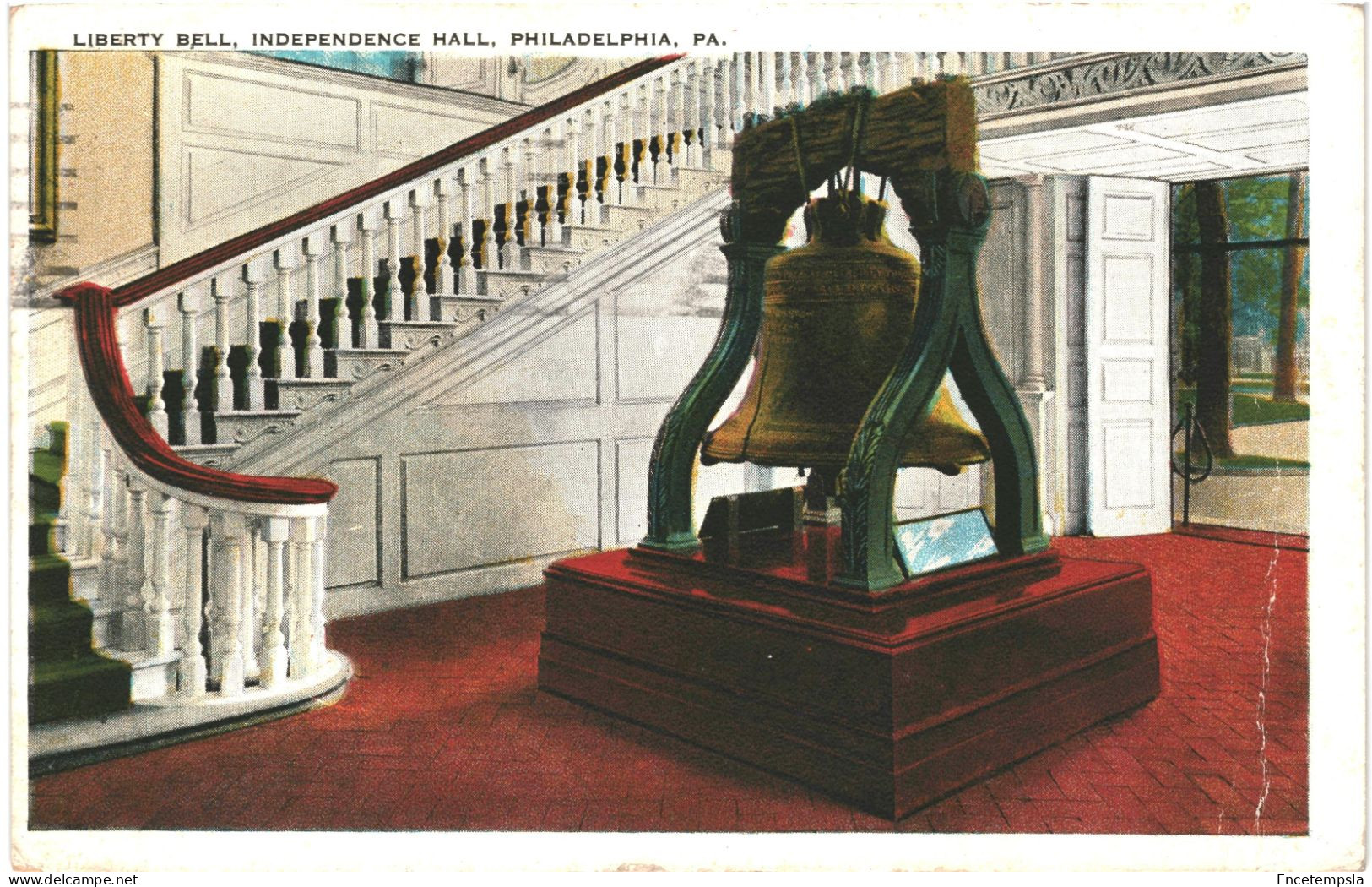 CPA Carte Postale Etats Unis Philadelphia Liberty Bell Independance Hall 1930 VM80836 - Philadelphia