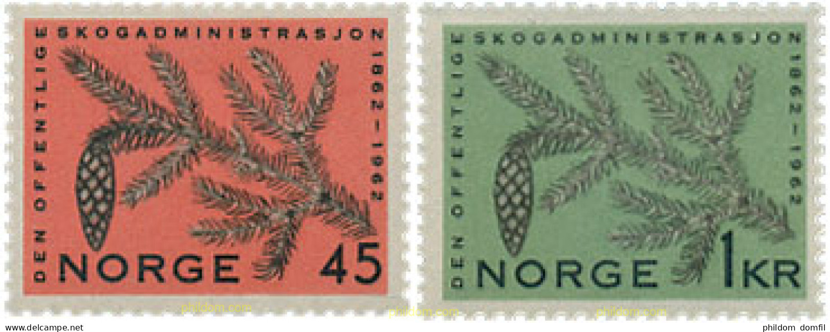 672783 HINGED NORUEGA 1962 NATURALEZA - Used Stamps