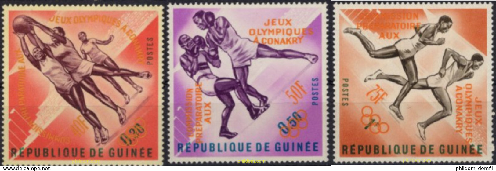 722576 MNH GUINEA 1963 18 JUEGOS OLIMPICOS VERANO TOKIO 1964 - Guinée (1958-...)
