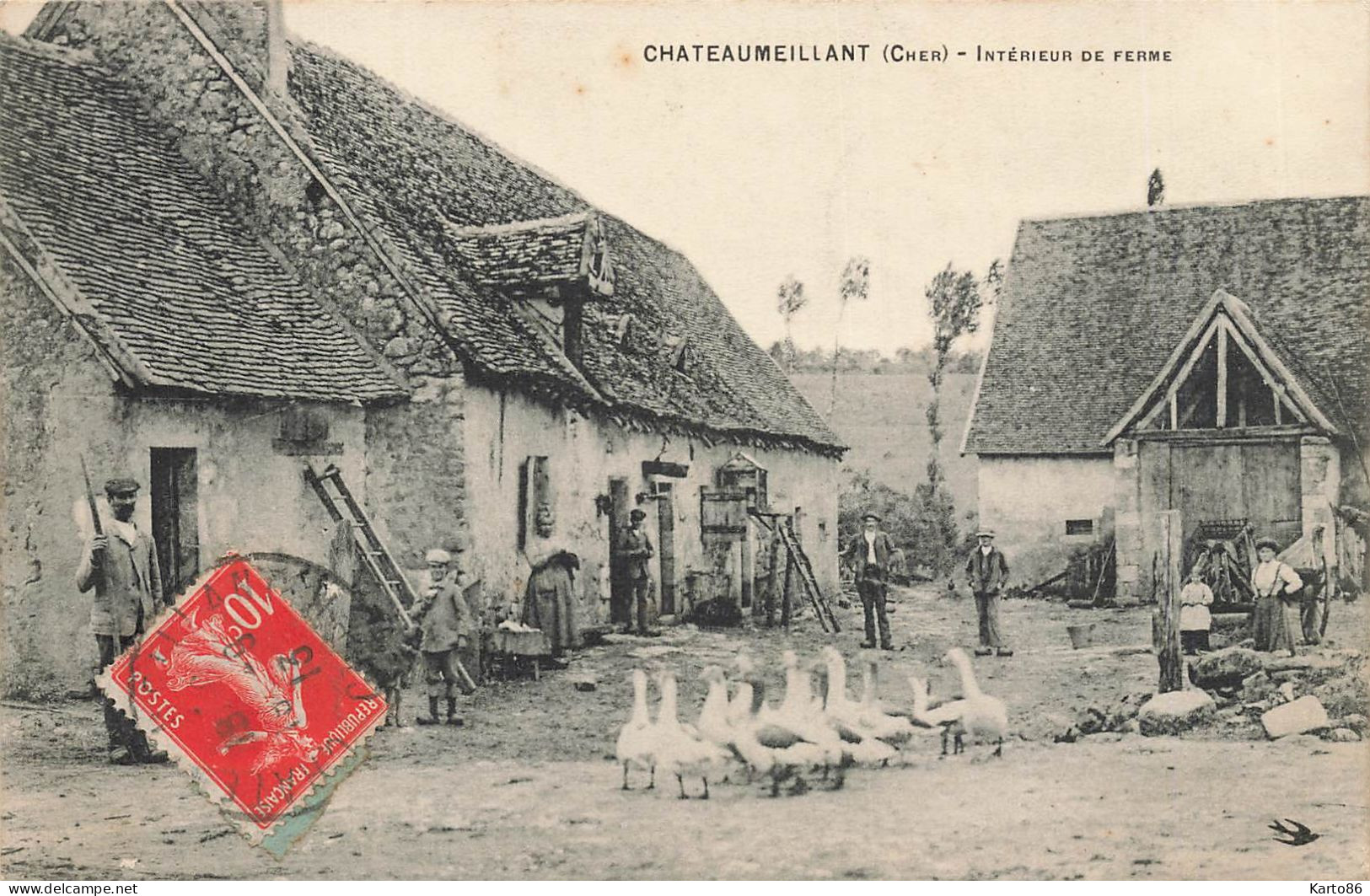 Châteaumeillant * Intérieur De Ferme * Agriculture Paysans - Châteaumeillant