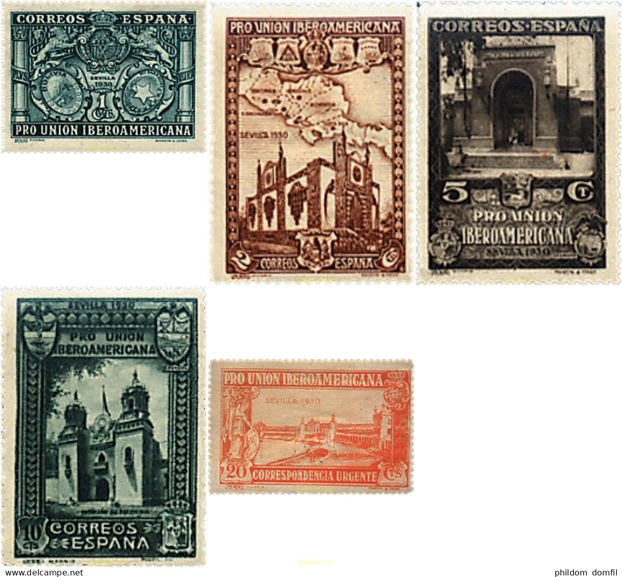 729227 MNH ESPAÑA 1930 PRO UNION IBEROAMERICANA - Neufs