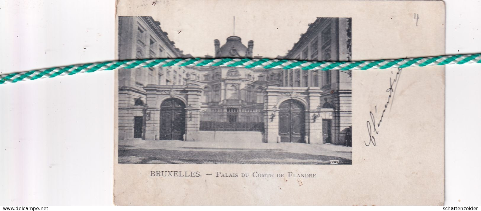 Bruxelles, Brussel, Palais Du Comte De Flandre - Monuments, édifices