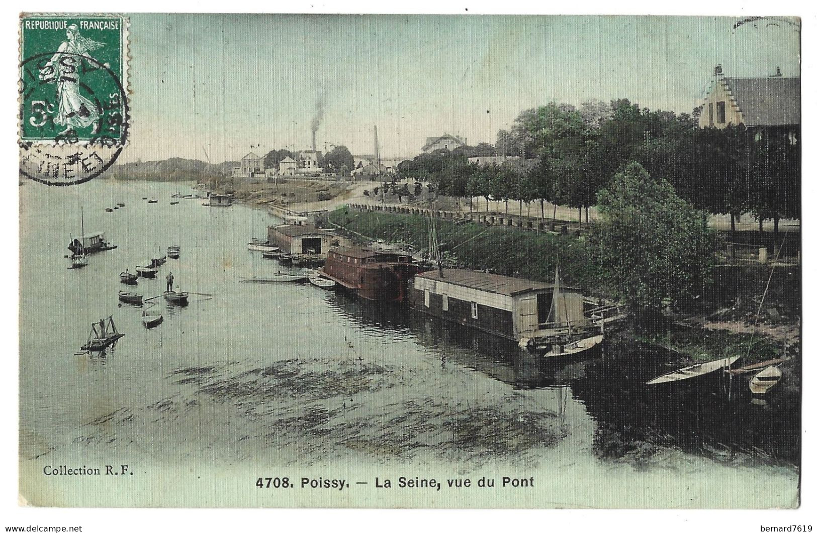 78 Poissy - La Seine Vue Du Pont - Poissy
