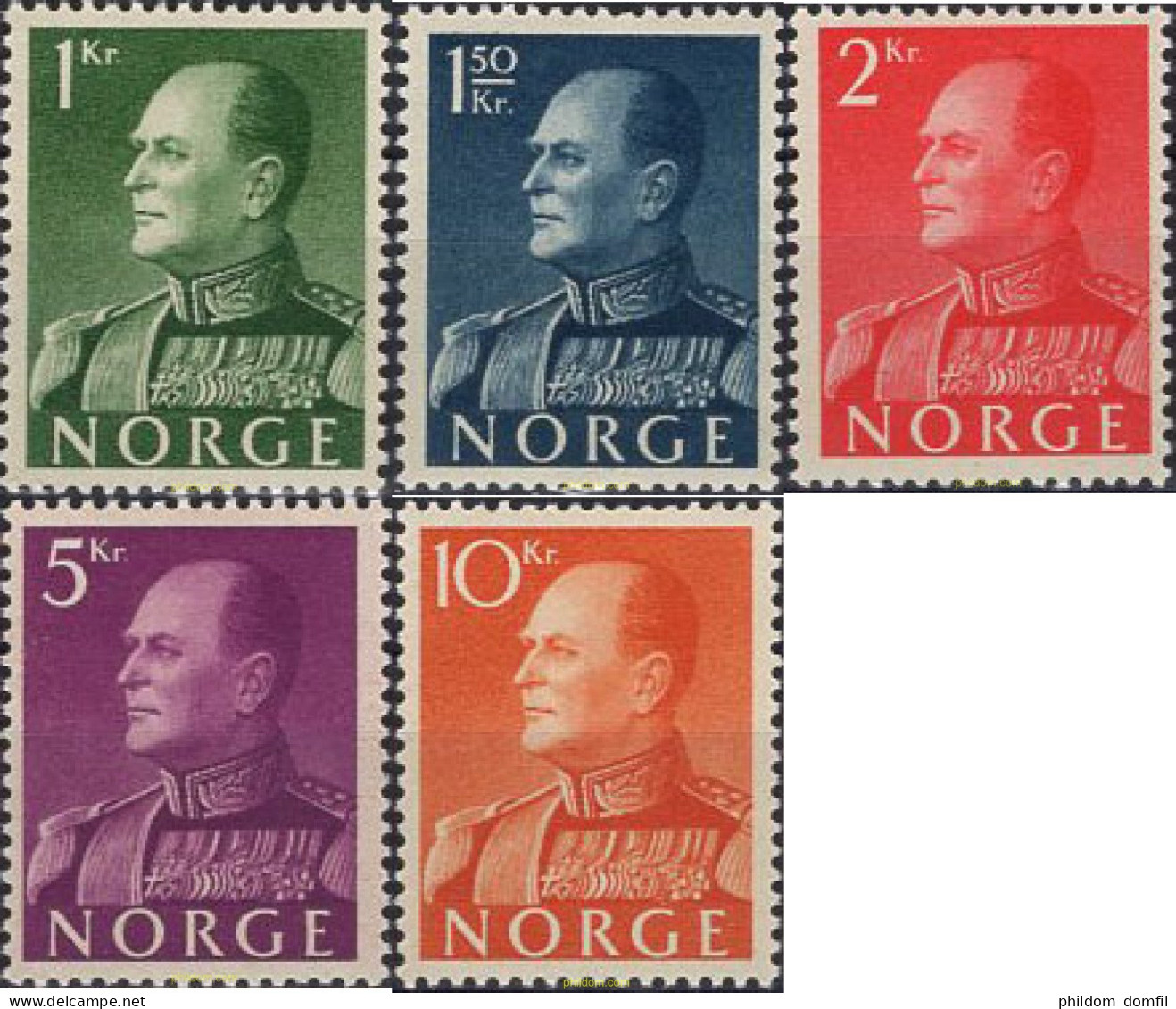 672768 HINGED NORUEGA 1959 REY OLAV V - Oblitérés