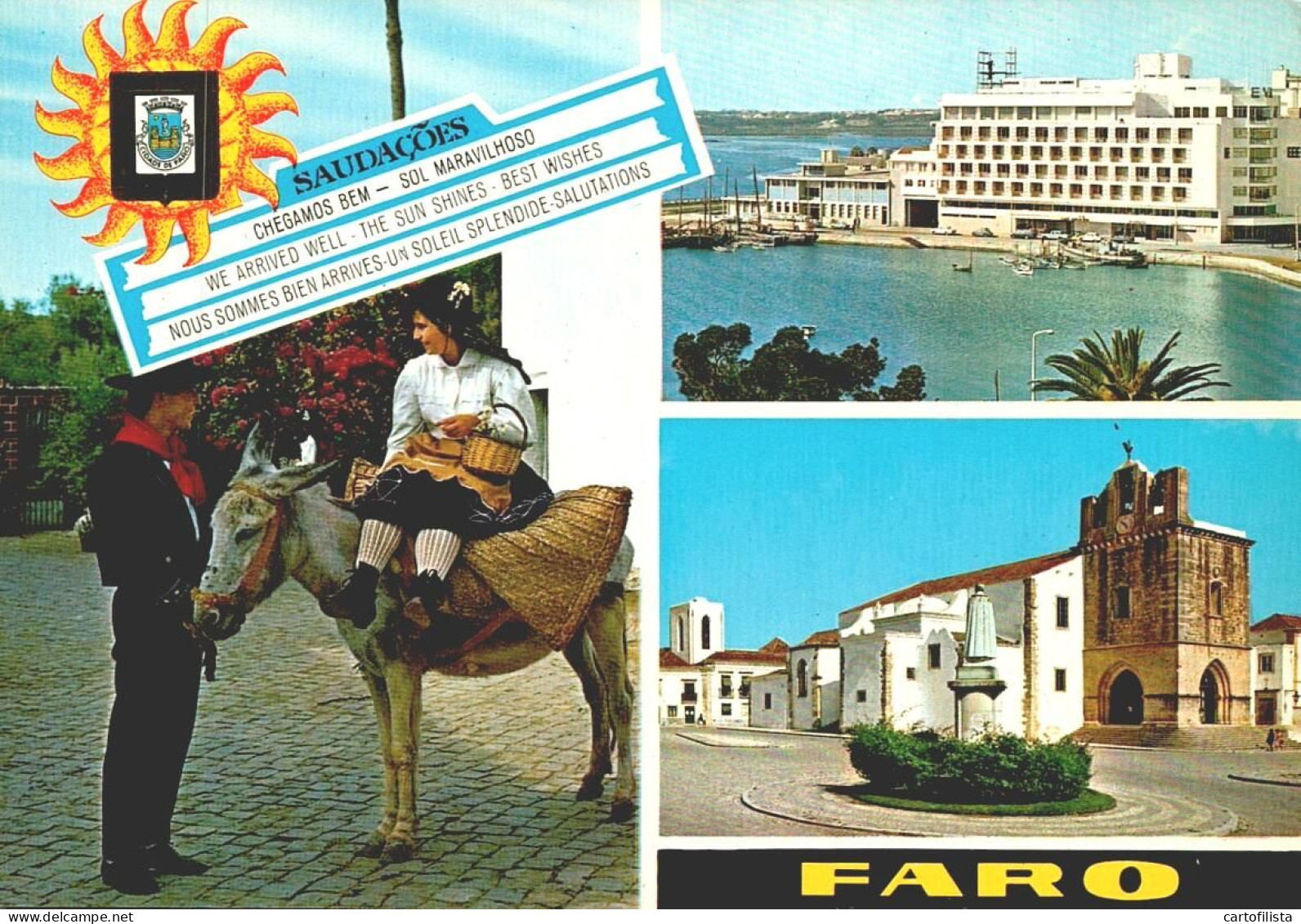 FARO, Algarve - Vários Aspetos  (2 Scans) - Faro