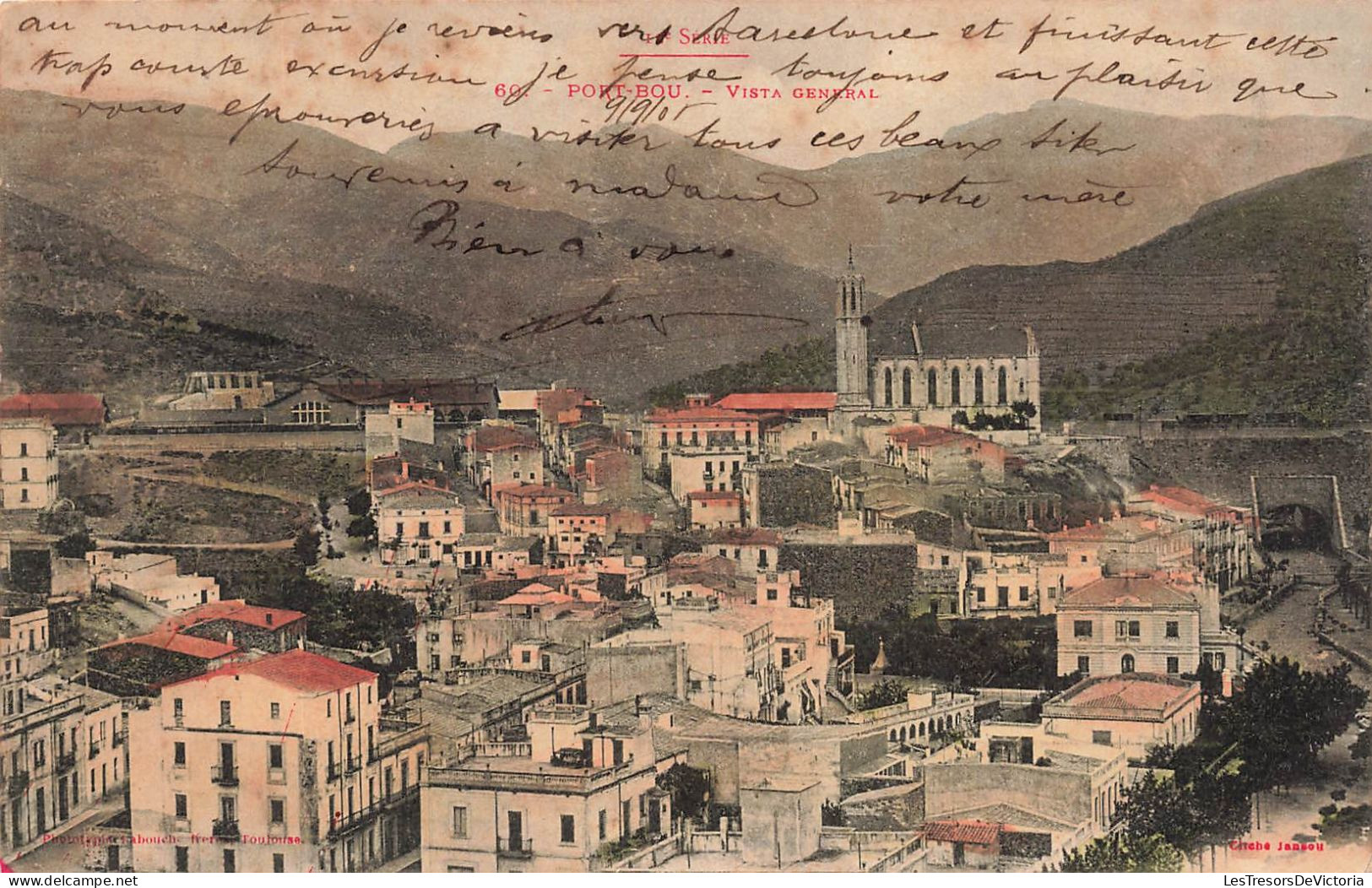 ESPAGNE - Port Bou - Vista General - Carte Postale Ancienne - Gerona