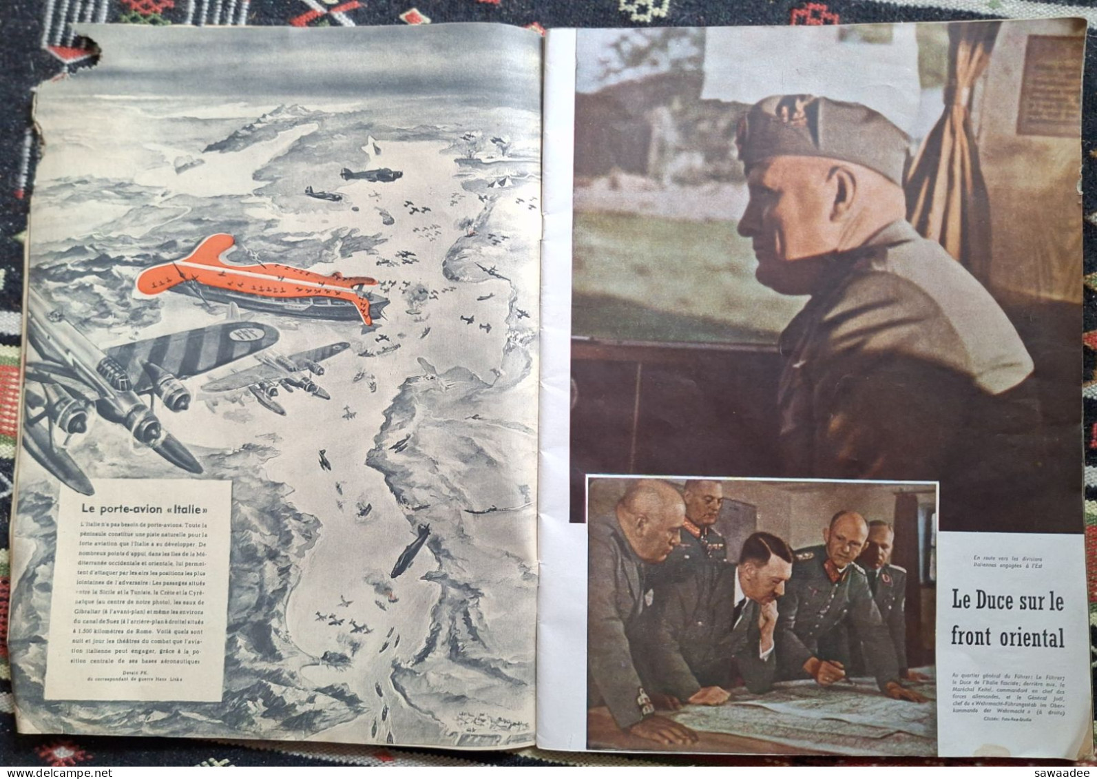 REVUE - FRANCE - 2em NUMERO JANVIER 1942 - PROPAGANDE ALLEMANDE - ITALIE EN GUERRE - LILI MARLENE - MAURICE CHEVALIER - Francese