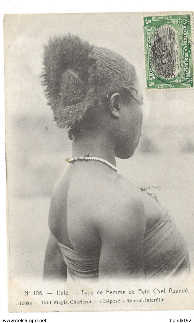 !!! CONGO, CPA DE 1910, DÉPART DE LISALA POUR BRUXELLES (BELGIQUE) - Lettres & Documents