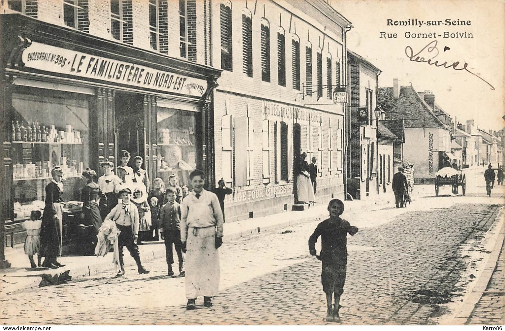 Romilly Sur Seine * 1905 * LE FAMILISTERE DU NORD EST Succursale N°395 , Rue Gornet Boivin * Commerce * Villageois - Romilly-sur-Seine