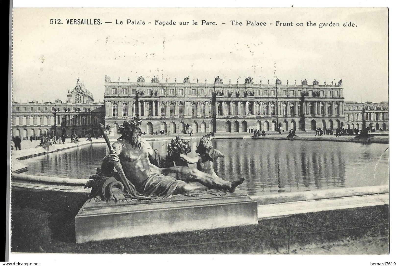 78  Versailles - Le Palais - Facade Sur Le Parc - Versailles (Castillo)