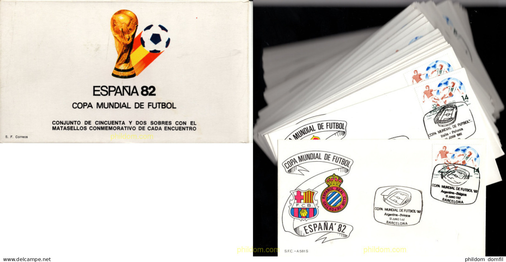 686117 MNH ESPAÑA 1982 COPA DEL MUNDO DE FUTBOL. ESPAÑA-82 - Unused Stamps