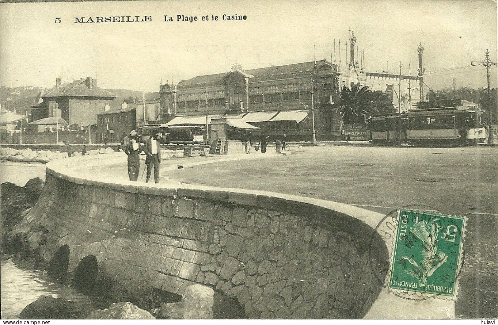 13  MARSEILLE - LA PLAGE ET LE CASINO (ref A626) - Canebière, Stadtzentrum