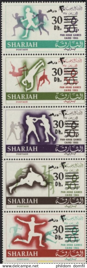 730405 MNH SHARJAH 1966 JUEGOS PANARABES EN EL CAIRO - Sharjah