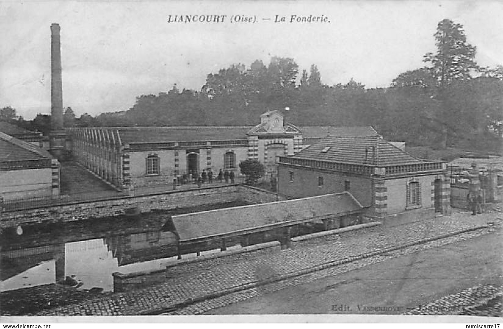 Cpa LIANCOURT 60 La Fonderie - Liancourt