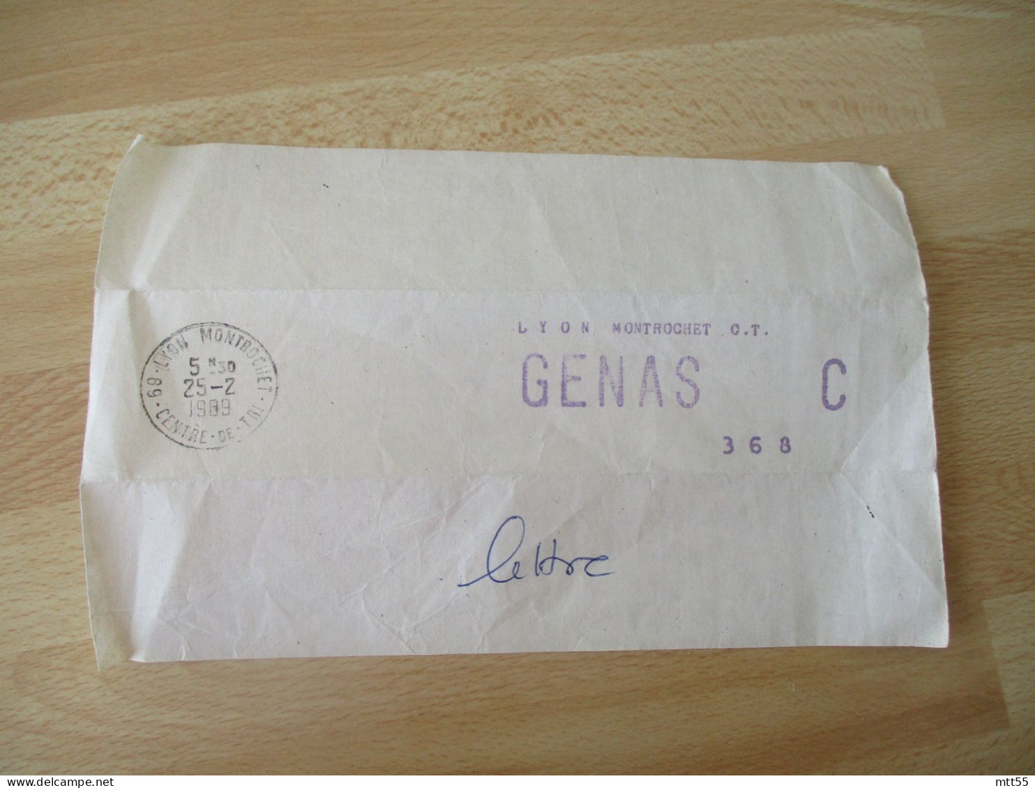 SAC POSTAL POSTE FERROVIAIRE LYON MONTRONCHER GENAS C - 1961-....