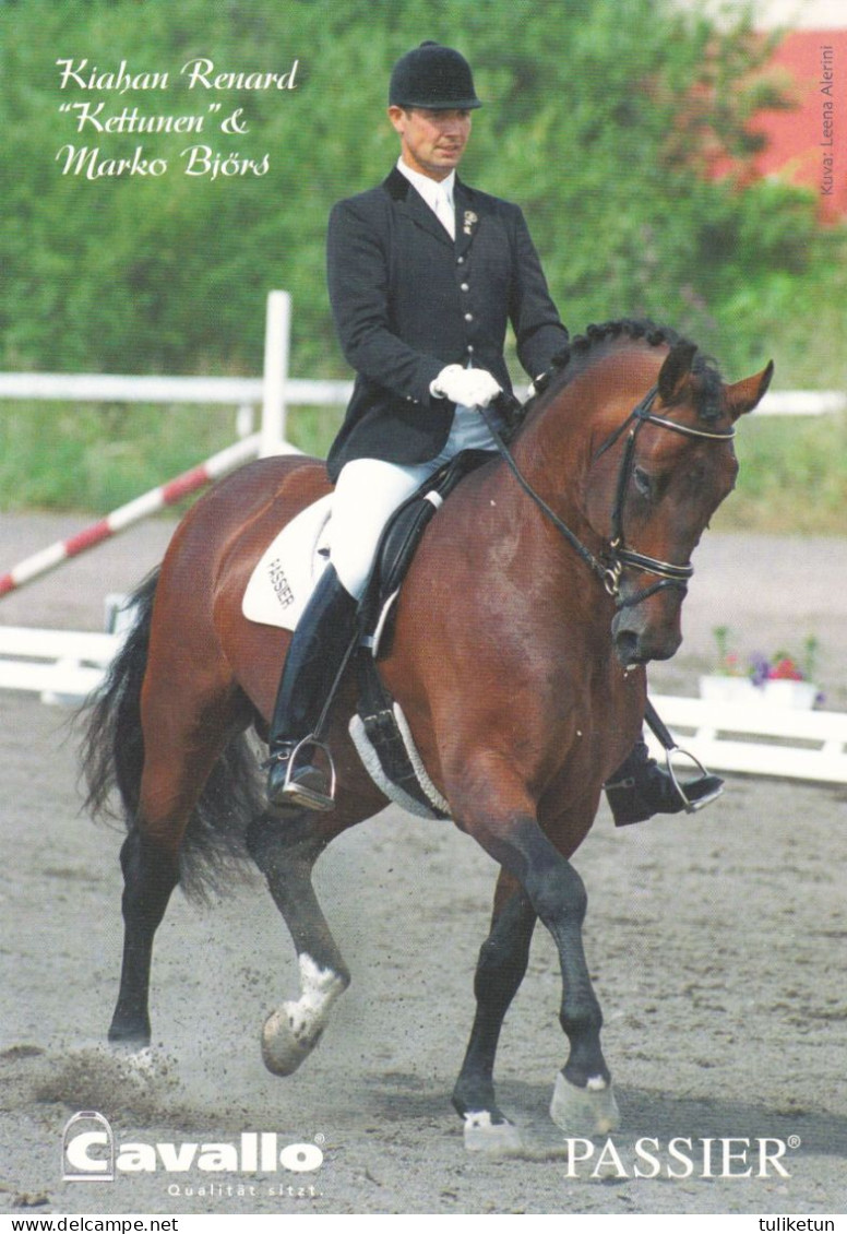 Horse - Cheval - Paard - Pferd - Cavallo - Cavalo - Caballo - Dressage - Marko Björs & Kiahan Renard - Passier - Cavallo - Horses