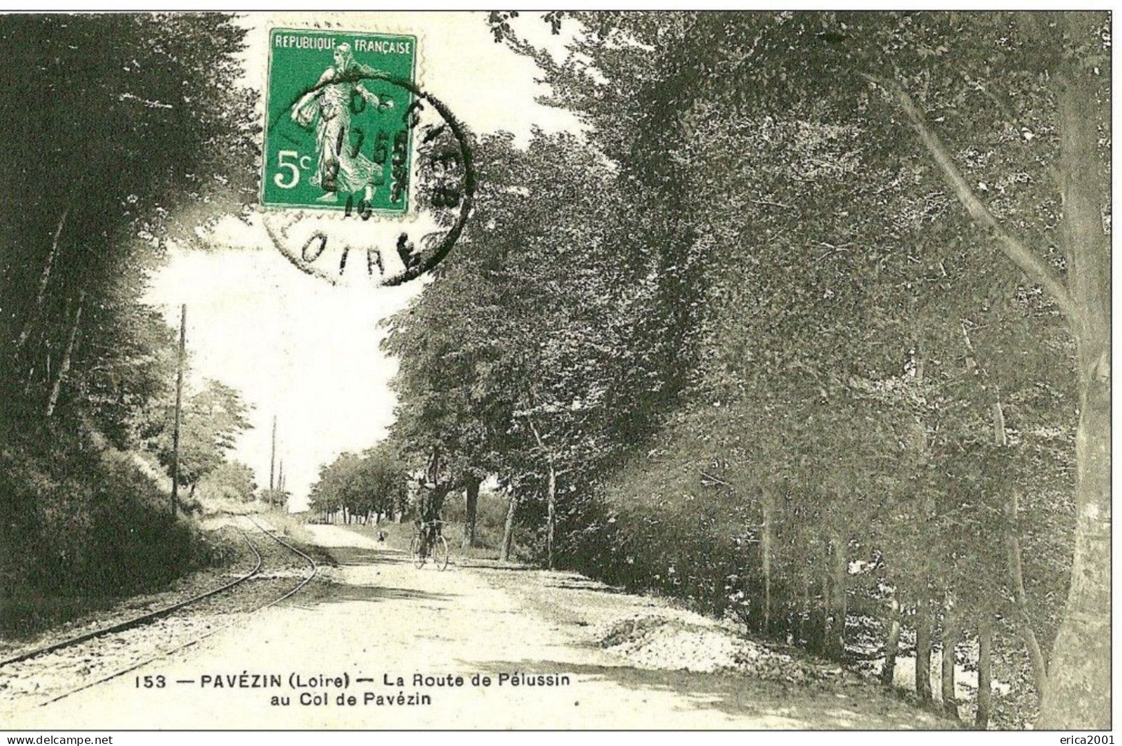 Autres & Non Classés. Pavézin. La Route De Pelussin Au Col De Pavézin, Voie De Chemin De Fer. - Sonstige & Ohne Zuordnung