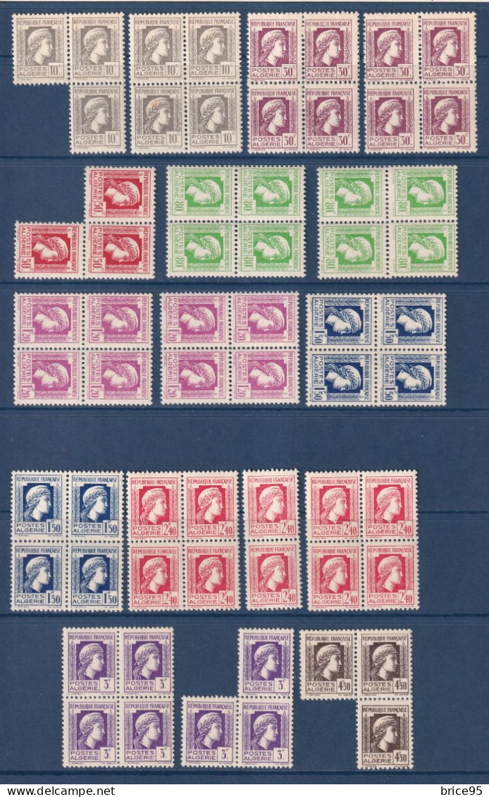 Algérie - YT N° 209 à 217 ** - Neuf Sans Charnière - 1944 - Unused Stamps