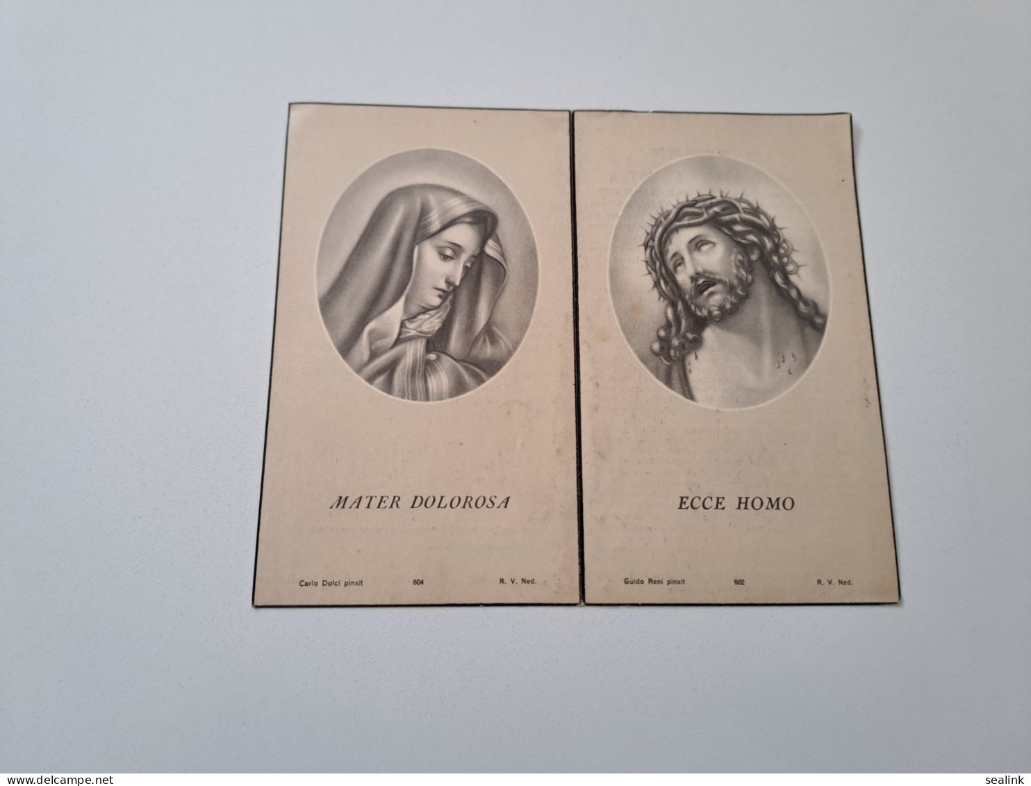 Maria-Romania De Coster (St-Joris-ten-Distel 1869 - Damme 1950); Hallaert - Images Religieuses