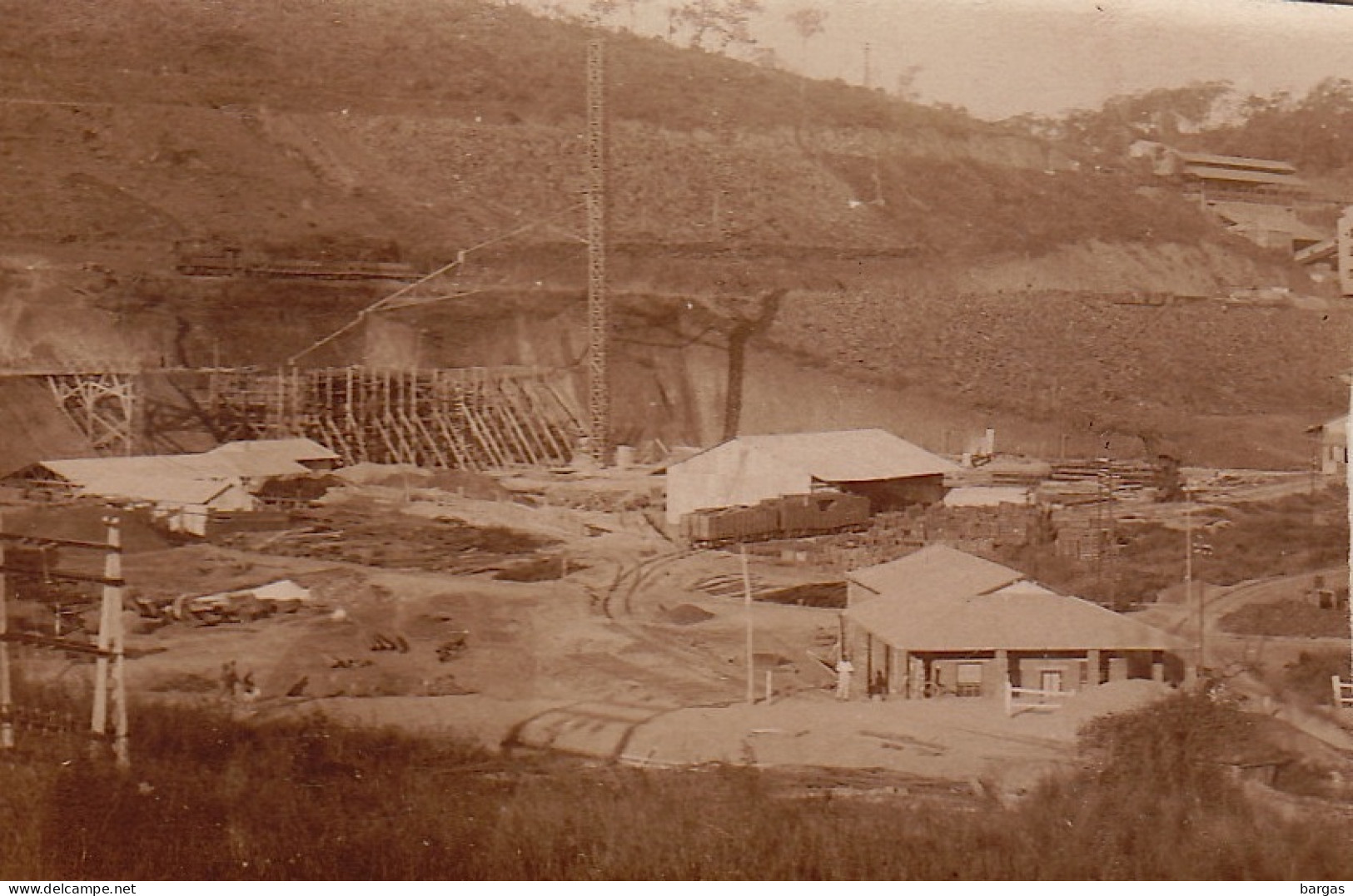 6 Petites Photos Afrique Congo Usine Et Mine Panda Likasi Katanga UMHK - Afrika