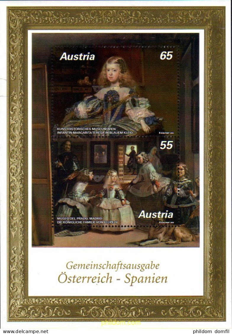 240120 MNH AUSTRIA 2009 LAS MENINAS DE VELAZQUEZ - Neufs