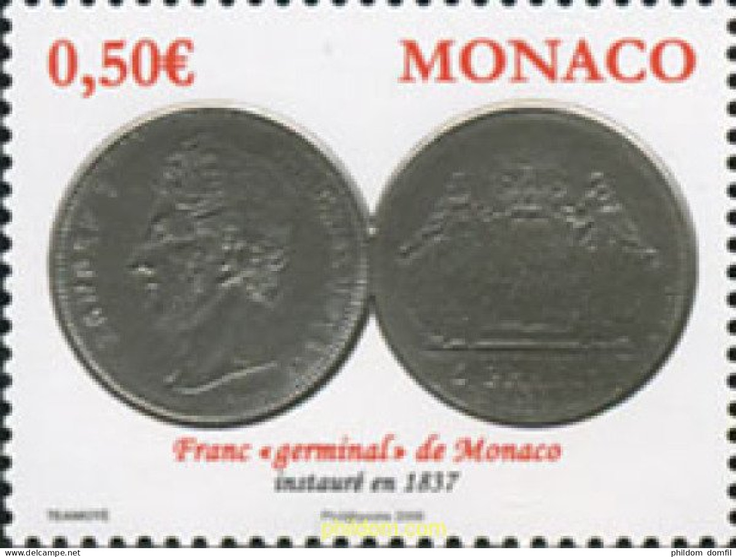 666938 MNH MONACO 2008 EURO - Neufs