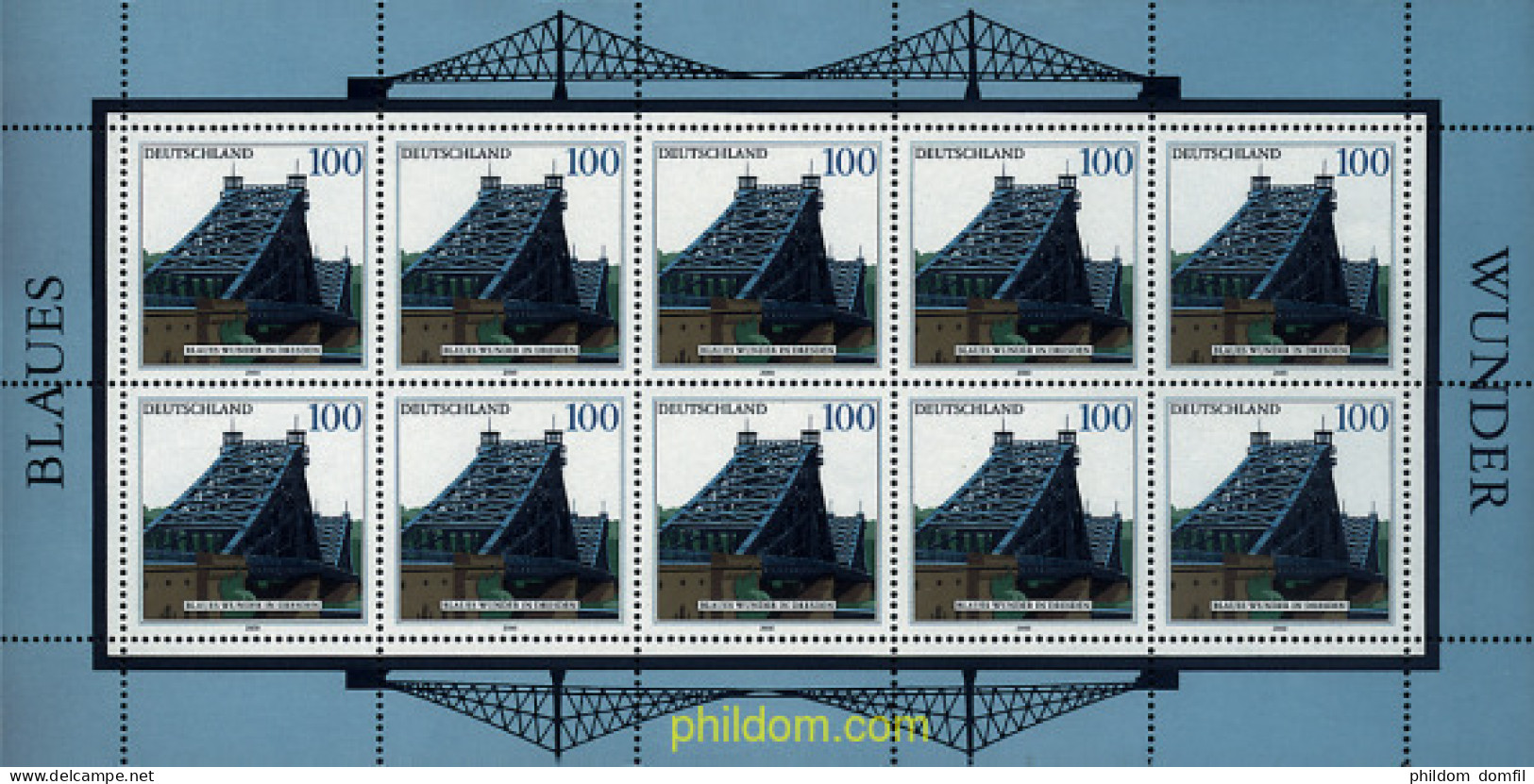 9927 MNH ALEMANIA FEDERAL 2000 PUENTES - Ungebraucht