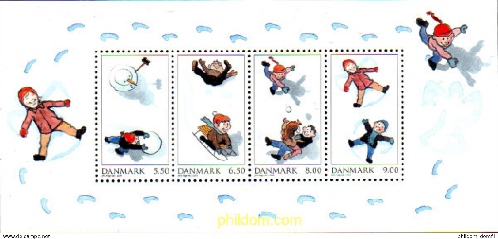 240266 MNH DINAMARCA 2009 JUEGOS EN LA NIEVE - Ungebraucht