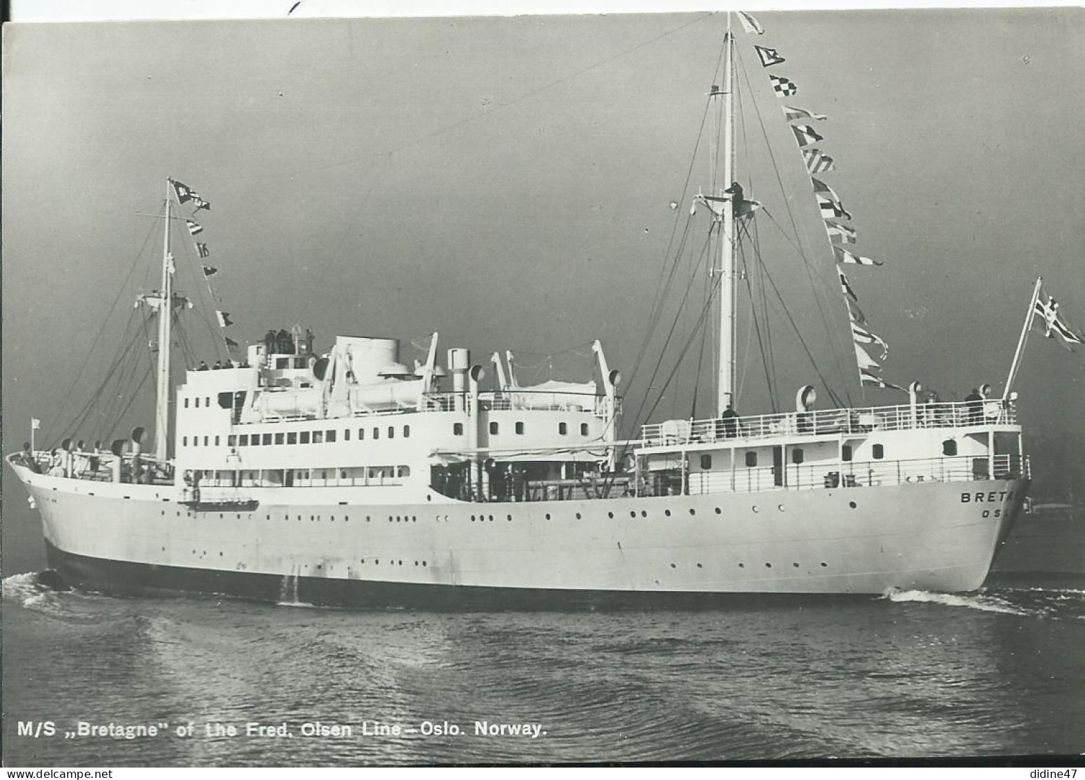 NORVEGE - BRETAGNE Of The Fred Olsen Line - OSLO Noray - Norwegen