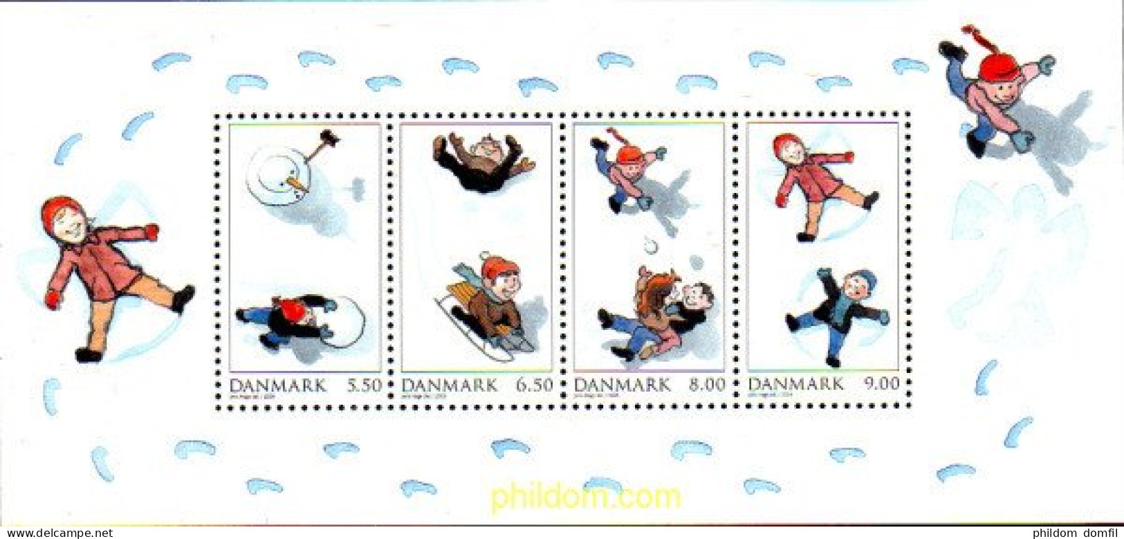 240266 MNH DINAMARCA 2009 JUEGOS EN LA NIEVE - Unused Stamps