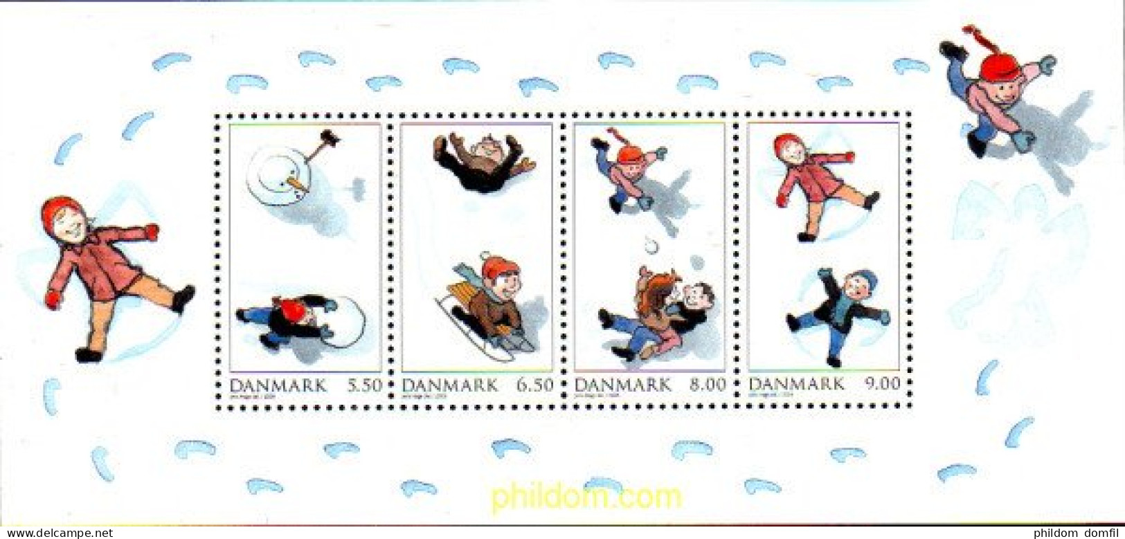 240266 MNH DINAMARCA 2009 JUEGOS EN LA NIEVE - Ongebruikt