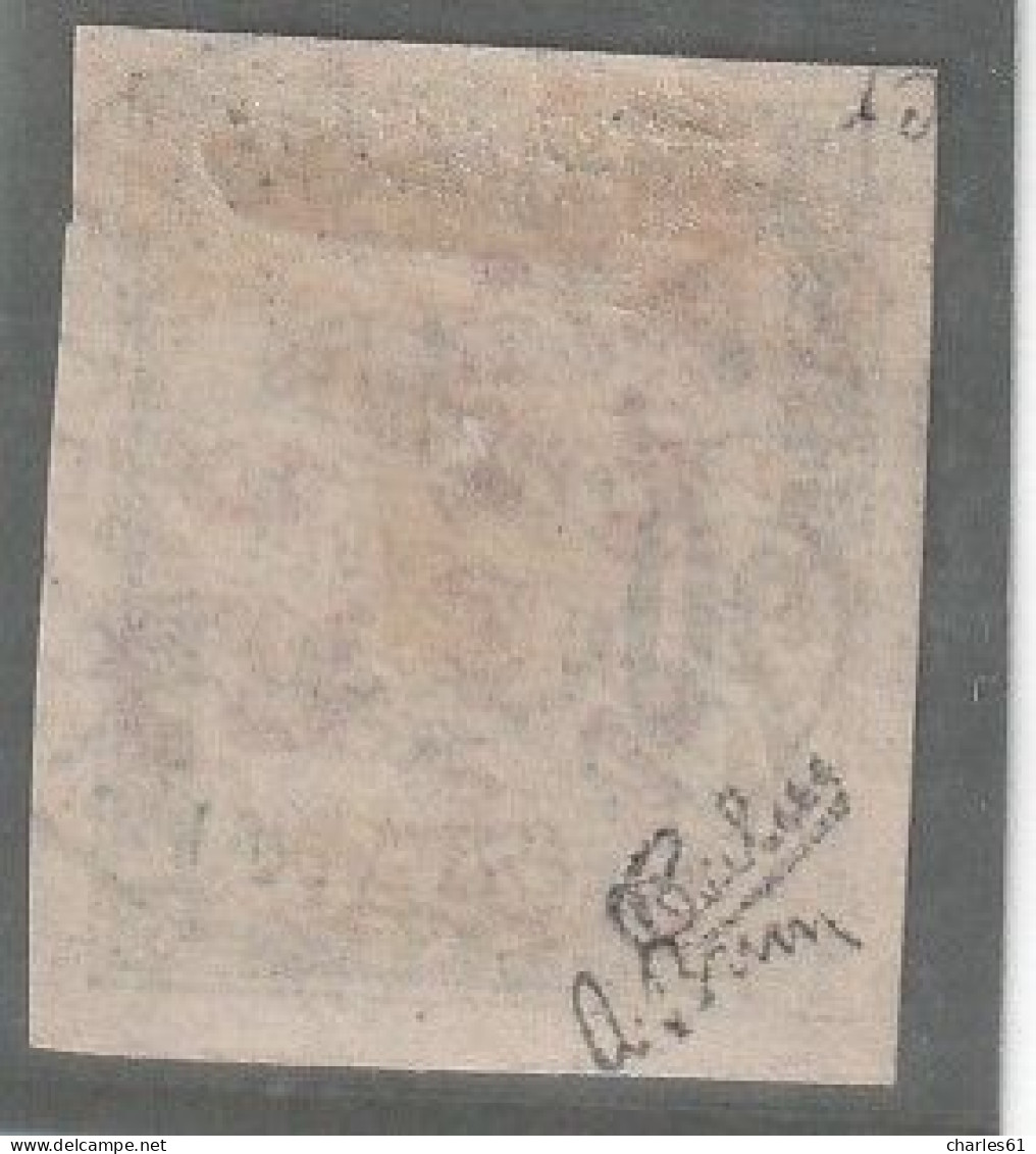 CONGO - N°9 Obl (1892) Timbres-taxe Surchargés : 5c Sur 20c Noir - Signé Calves Et Brun - Used Stamps