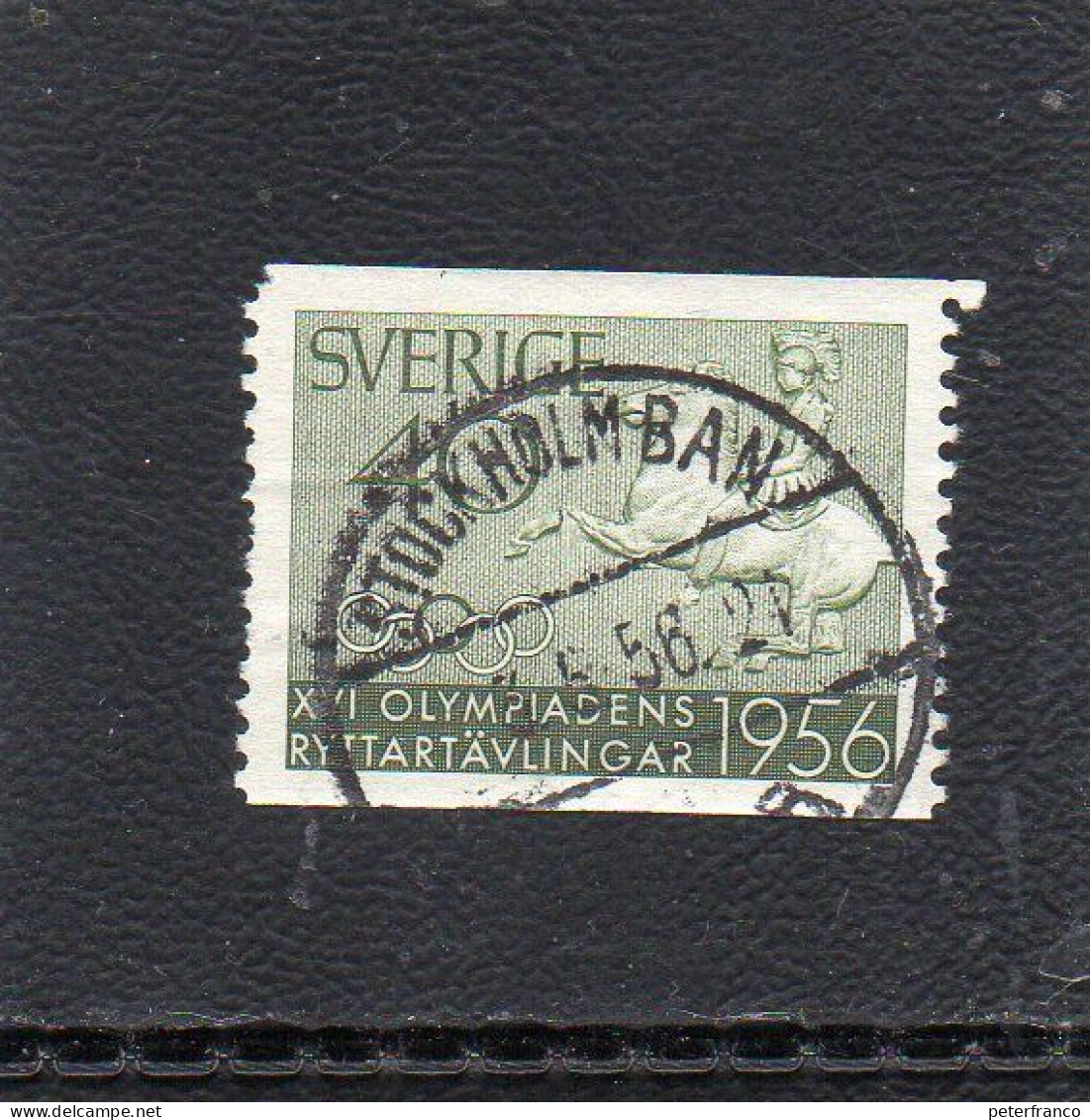 1956 Svezia -  Olimpiadi Di Melbourne . Equitazione - Used Stamps