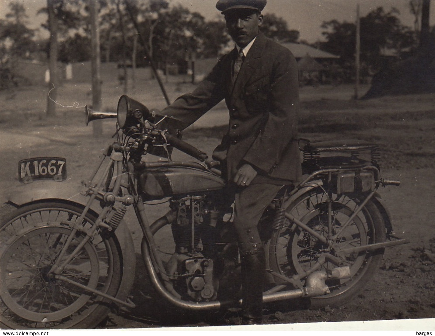 Photo Afrique Congo Panda Moto Motocyclette - Autres & Non Classés