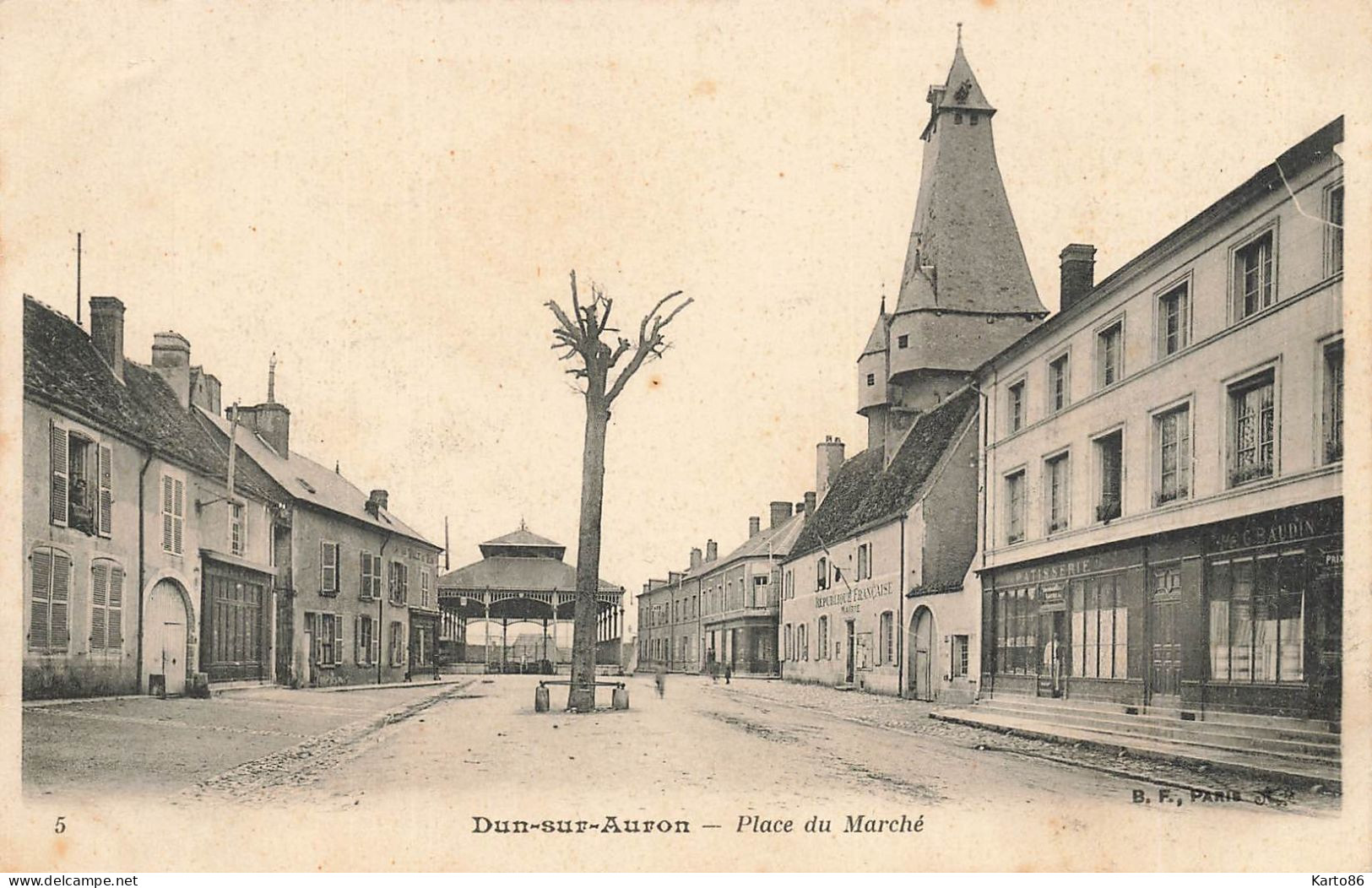Dun Sur Auron * La Place Du Marché * Pâtisserie BAUDIN - Dun-sur-Auron