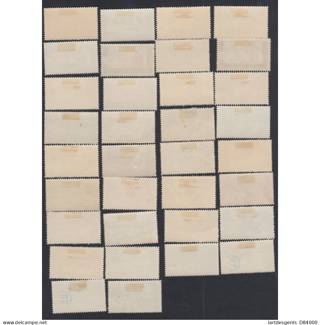 Colonies Série De 34 Timbres Avec Variétés AEF 1937-42, N°33 à 62 Neufs* Lartdesgents - Cartas & Documentos