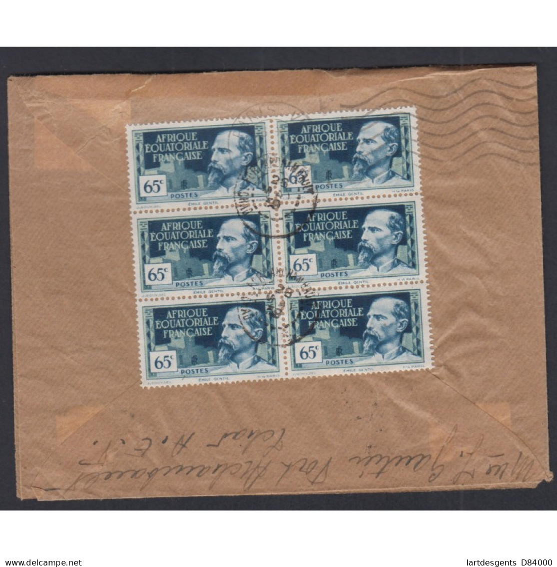 Colonies - Lettre Cachet Fort Archambault - Tchad 1939 AEF, Lartdesgents - Briefe U. Dokumente