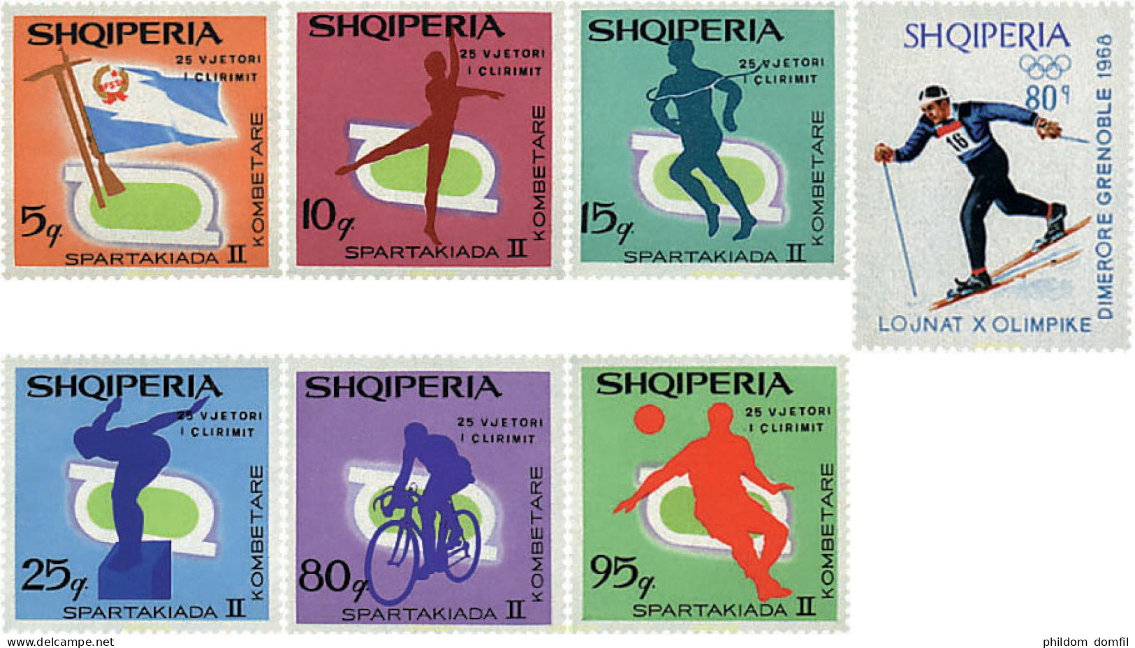 78294 MNH ALBANIA 1969 2 SPARTAKIADA NACIONAL - Albanië