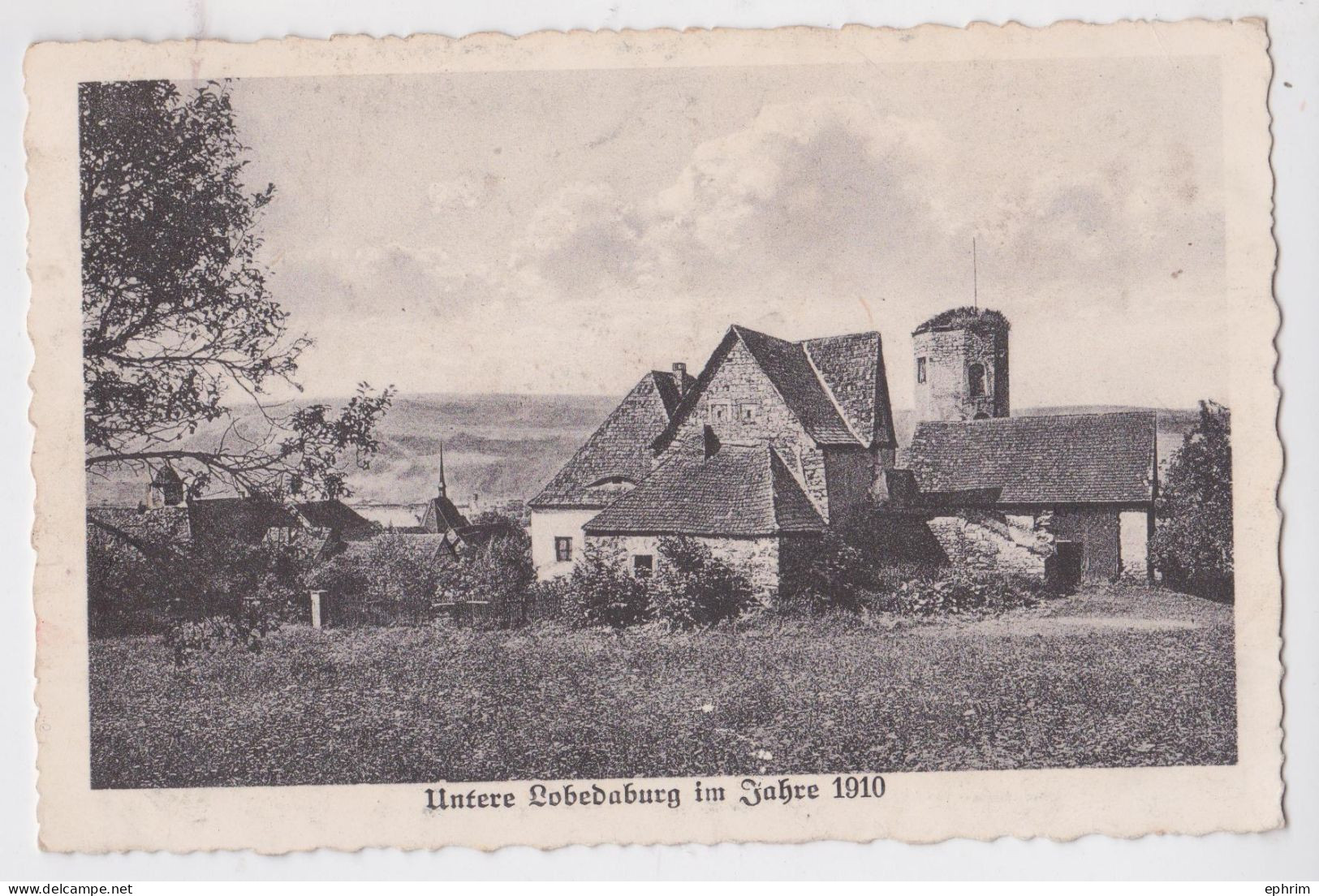 Lobeda Unsere Lobedaburg Im Jahre 1910 - Jena