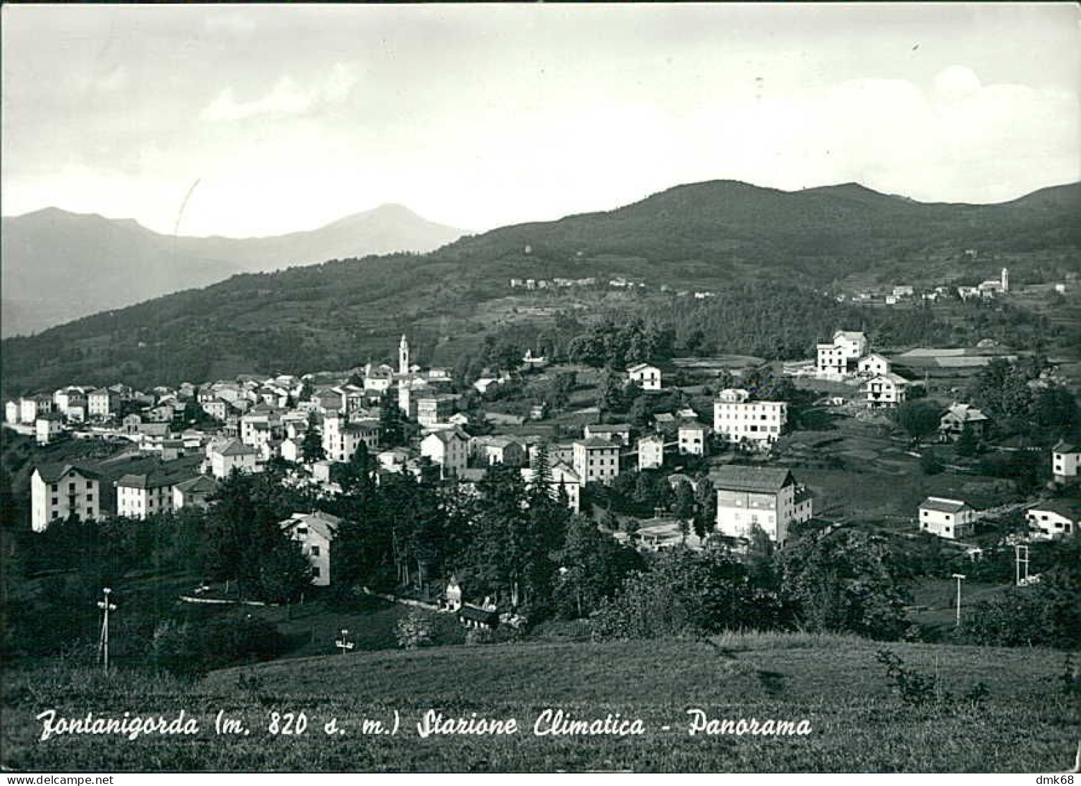 FONTANIGORDA ( GENOVA ) PANORAMA - EDIZIONE FERRETTI BERTI - SPEDITA 1962 (20645) - Genova (Genua)